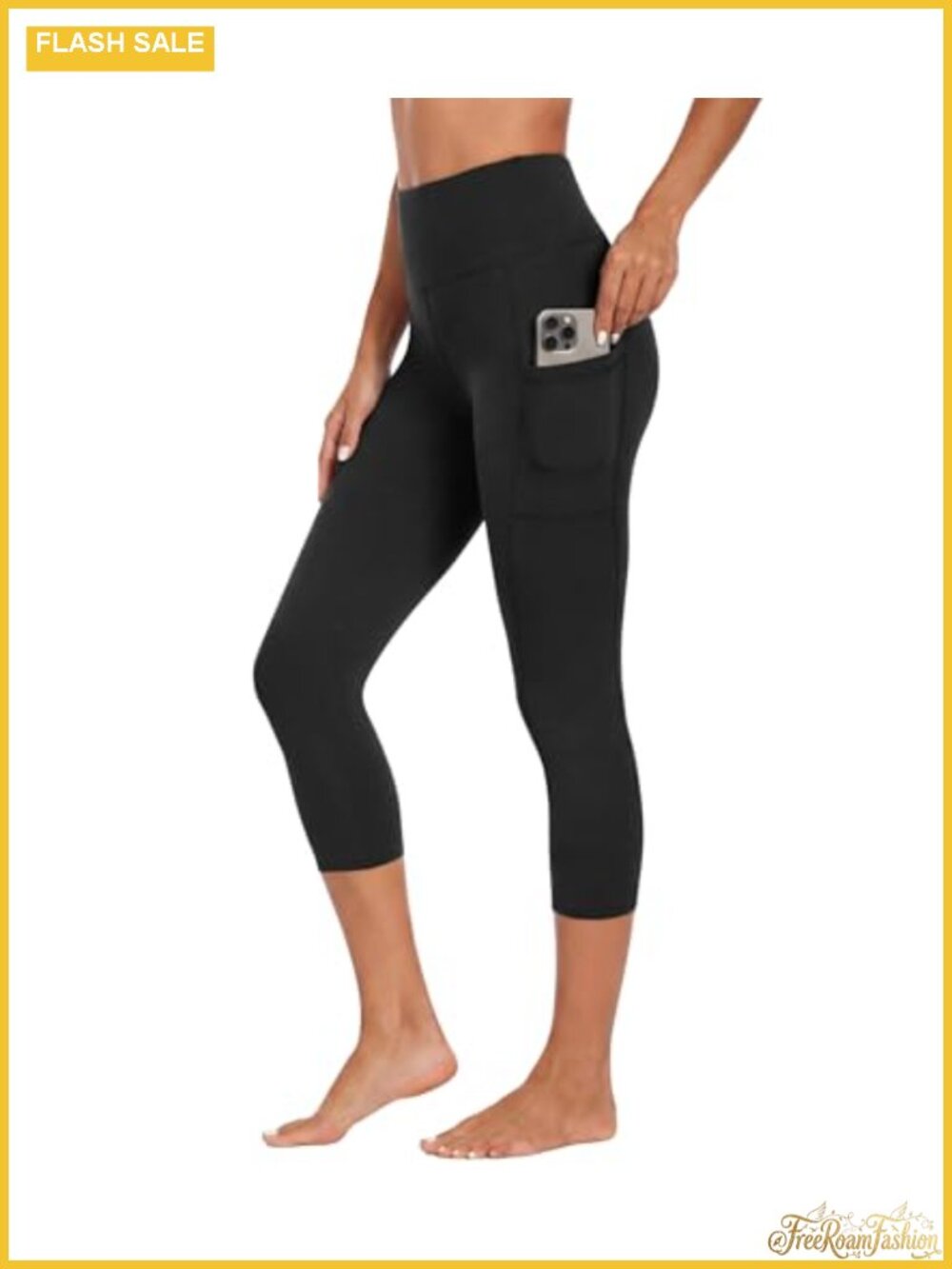 High Waisted Compression Leggings with Pockets for Women